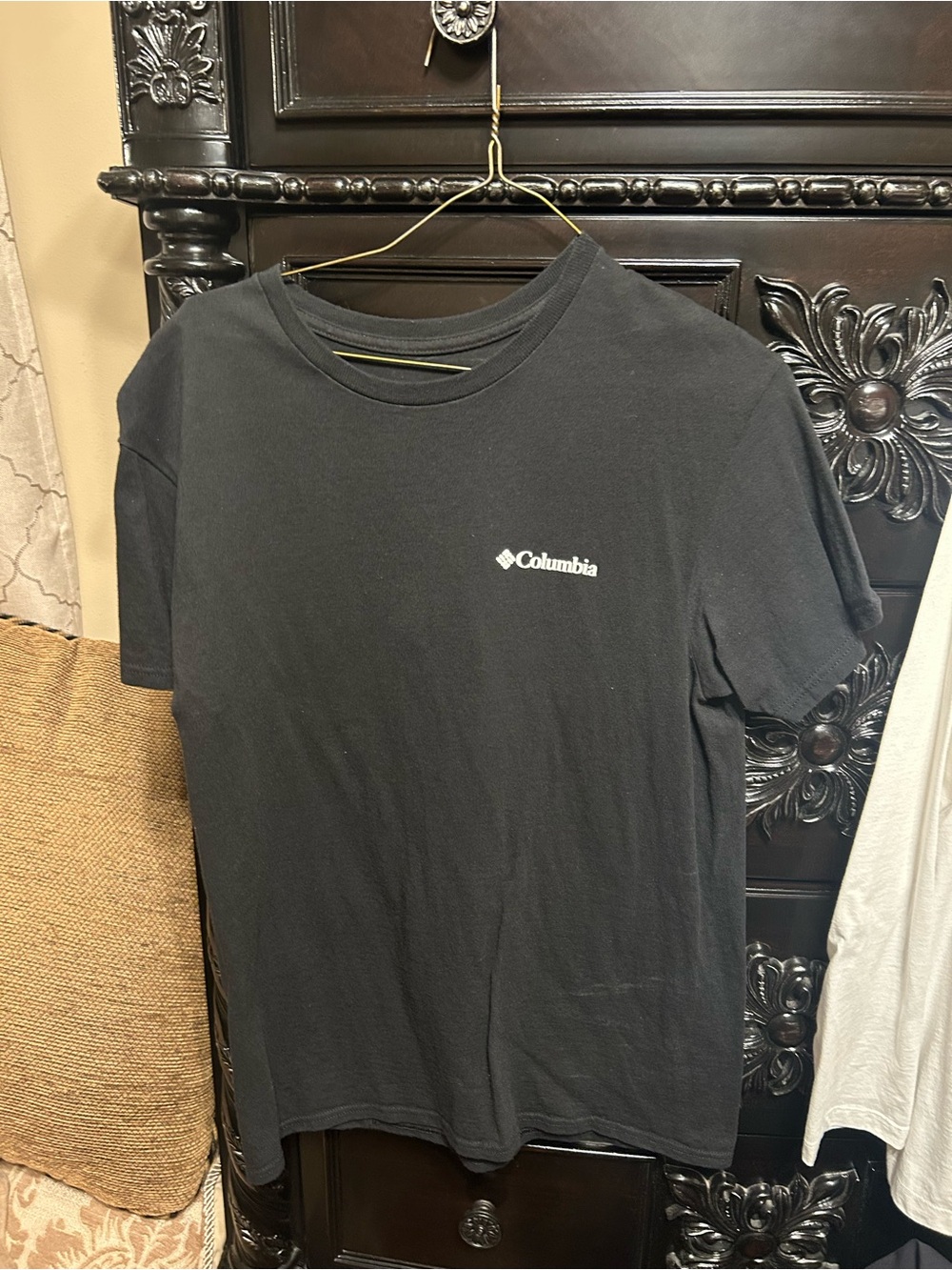 Columbia Black Short-Sleeve Logo Tee